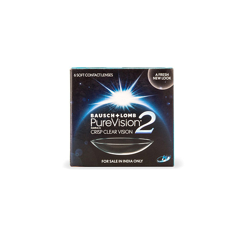 Bausch Lomb PureVision 2 HD Contact Lenses 6 Lens Per Box