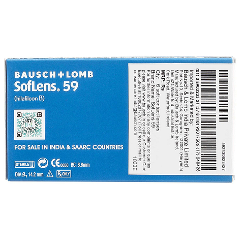 Soflens 59 6 Lens Per Box Bausch Lomb
