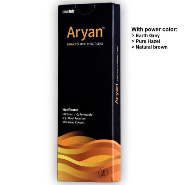 Aryan One Day Color Contact Lens (10 Lens/Box)