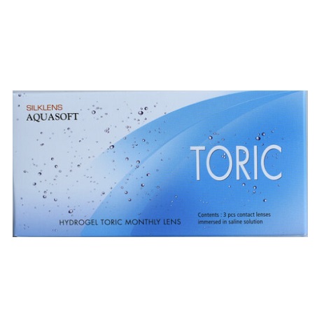Silklens Aquasoft Silcone Toric Monthly (3 Lens/Box)