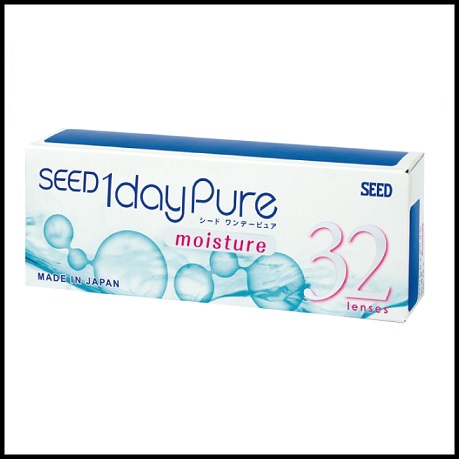 2 SEED 1-Day Pure Sphericals (32 lens/box)