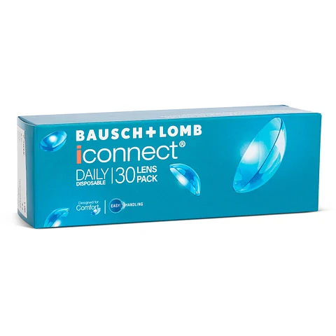 Bausch Lomb Iconnect Daily Disposable Contact Lenses 30 Lens Box