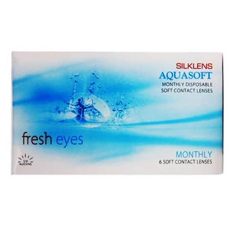 3 Silklens Aquasoft Fresh Eyes Monthly (6 Lens/Box)