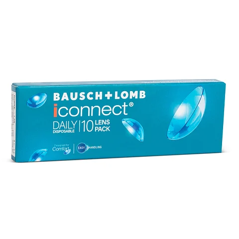 Bausch Lomb Iconnect Daily Disposable Contact Lenses 10 Lens Box