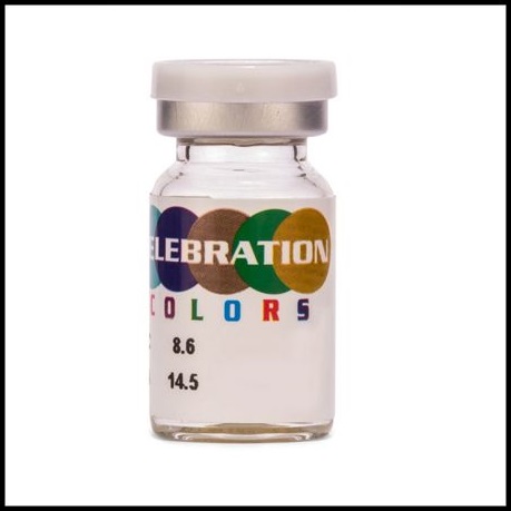 CELEBRATION COLORS | Yearly Color Contact Lens (1 Lens Per Bottle)